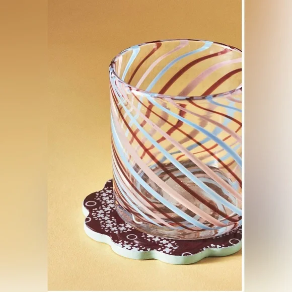 Anthropologie Matilda Goad & Co Scalloped Coaster Set - Picture 5 of 13